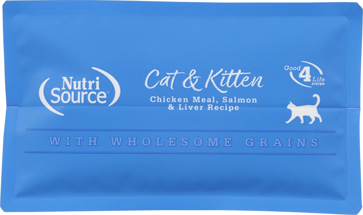 slide 4 of 15, NutriSource All Life Stages Chicken Meal Salmon & Liver Recipe Cat Food 4 lb, 4 lb