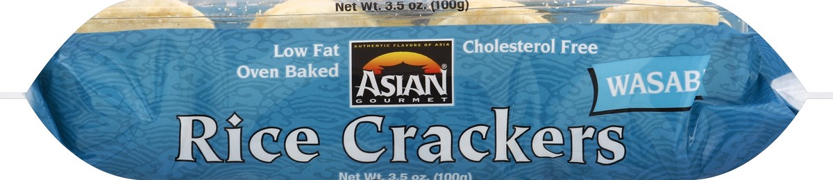 slide 4 of 6, Asian Gourmet Rice Crackers 3.5 oz, 3.5 oz