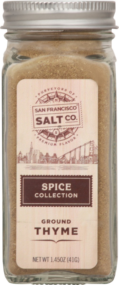 slide 1 of 12, San Francisco Salt Co. Spice Collection Ground Thyme 1.45 oz, 1.45 oz