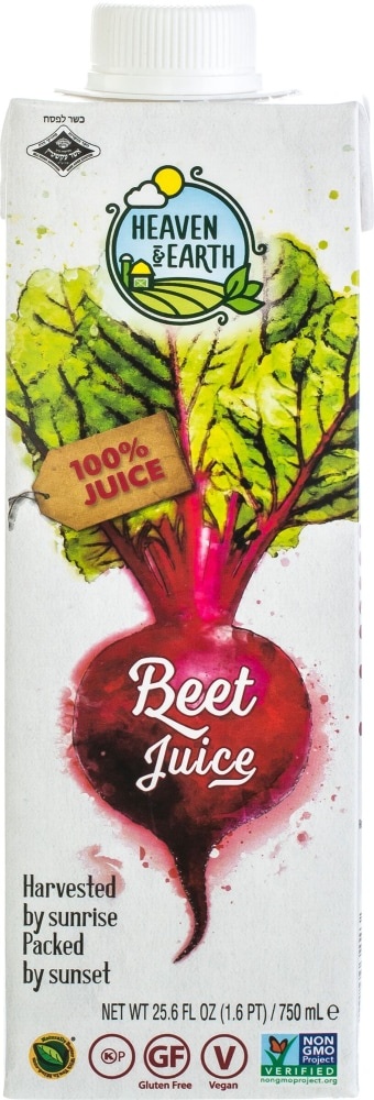 slide 1 of 1, Heaven & Earth 100% Beet Juice - 25.6 oz, 25.6 oz