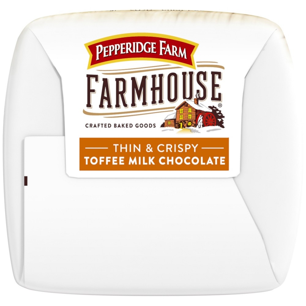 Pepperidge Farm Farmhouse Thin & Crispy Toffee Milk Chocolate Cookies 6