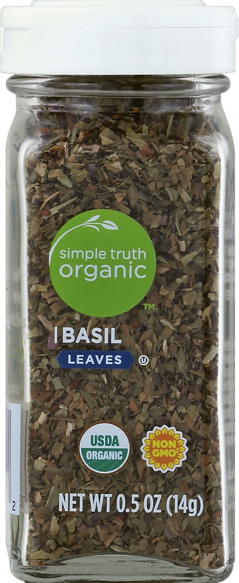 slide 1 of 3, Simple Truth Organic Basil Leaves 0.5 oz, 0.5 oz