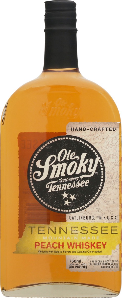 slide 10 of 10, Ole Smoky Tennessee Peach Whiskey 750 ml, 750 ml