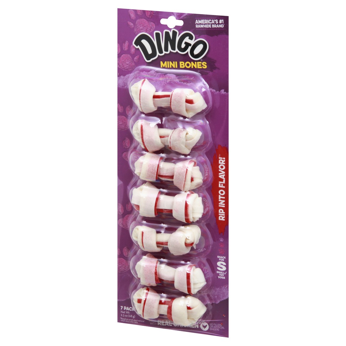 slide 4 of 9, Dingo Mini White Dog Chews, 7 ct