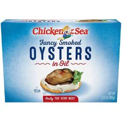 Chicken of the Sea Fancy Smoked Oysters in Oil 3.75 oz