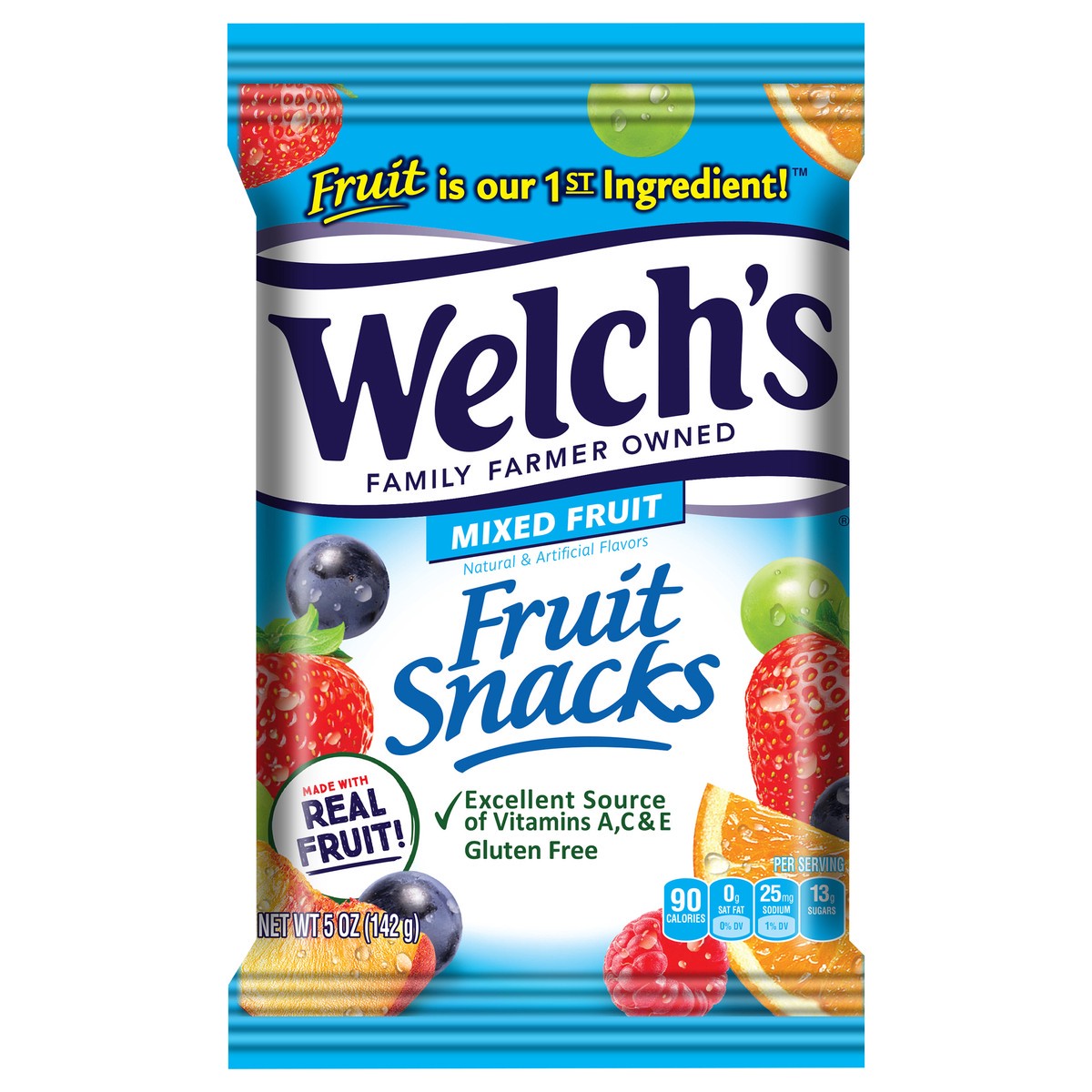 slide 1 of 11, Welch's Mixed Fruit Fruit Snacks 5oz Peg Bag, 5 oz