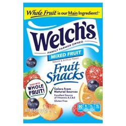 Welch's Mixed Fruit Fruit Snacks 5 oz Bag