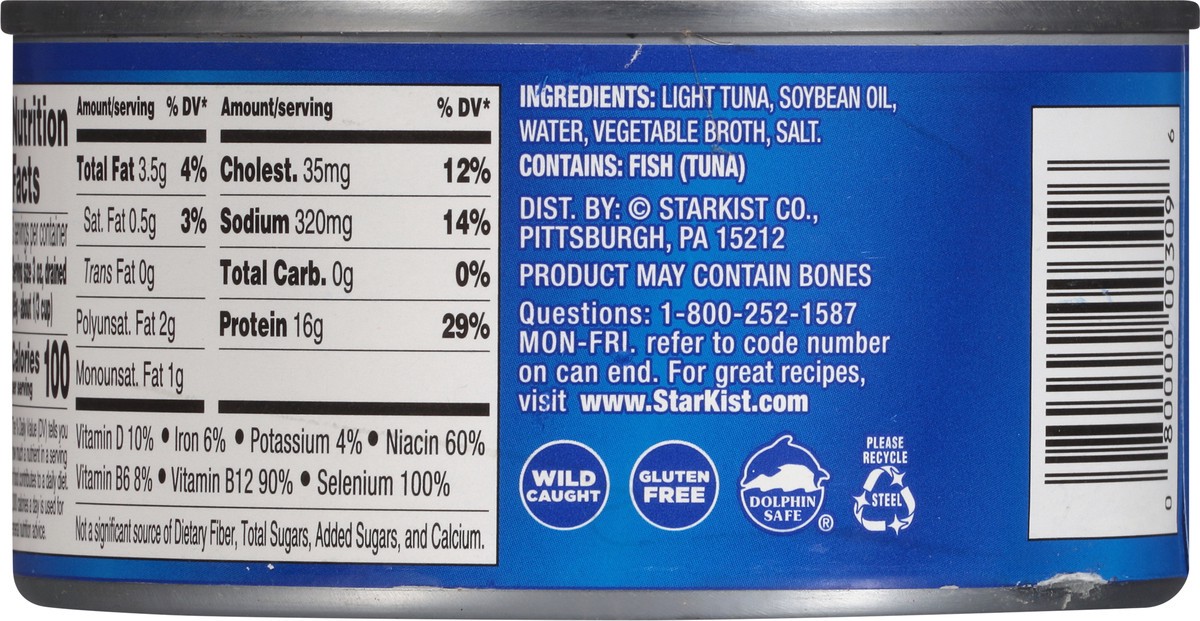 slide 5 of 9, StarKist Chunk Light Tuna In Vegetable Oil, 12 oz