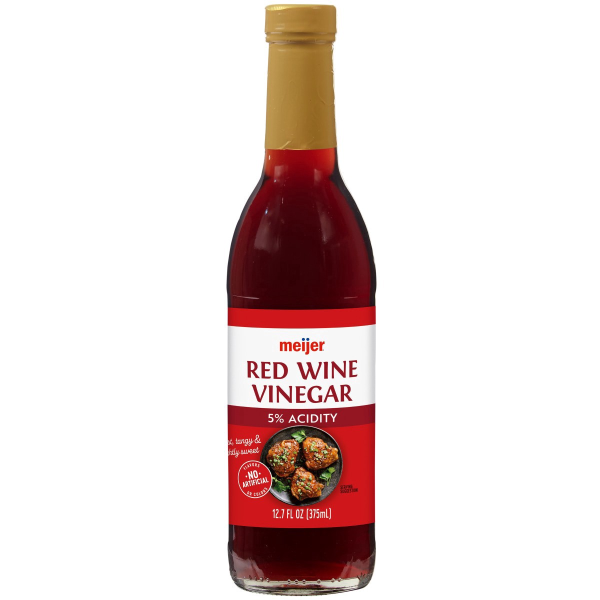 slide 1 of 9, Meijer Red Wine Vinegar, 12.7 oz