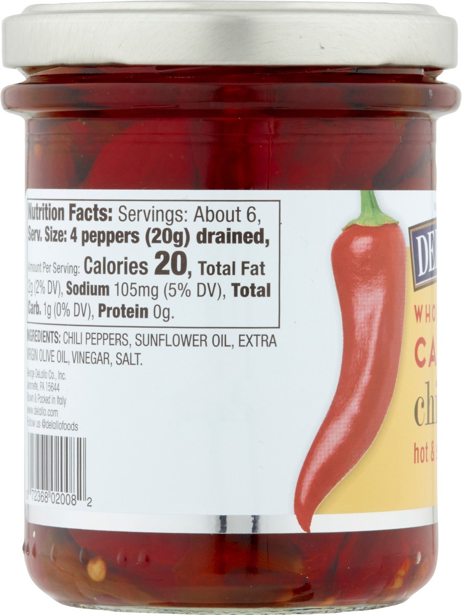 slide 11 of 11, DeLallo Chili Peppers, Calabrian, Hot & Spicy, 6.7 oz