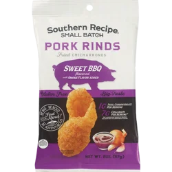 Southern Recipe Small Batch Pork Rinds Sweet Bbq - 2 oz