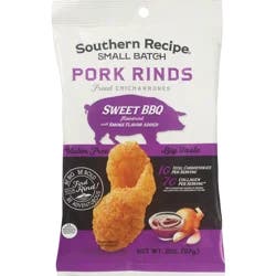 Southern Recipe Small Batch Pork Rinds Sweet Bbq - 2 oz