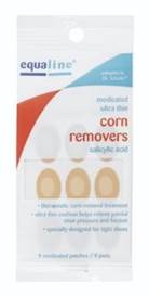 slide 1 of 1, Equaline Corn Remover Thin, 9 ct