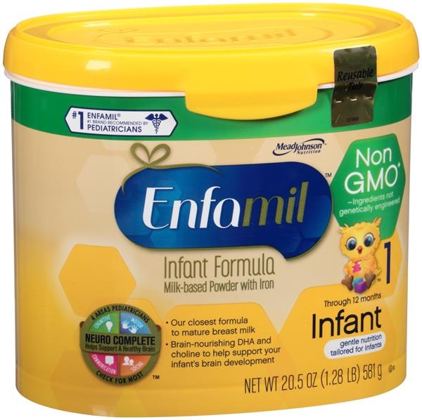 slide 1 of 1, Enfamil Infant Formula 20.5 oz, 20.5 oz