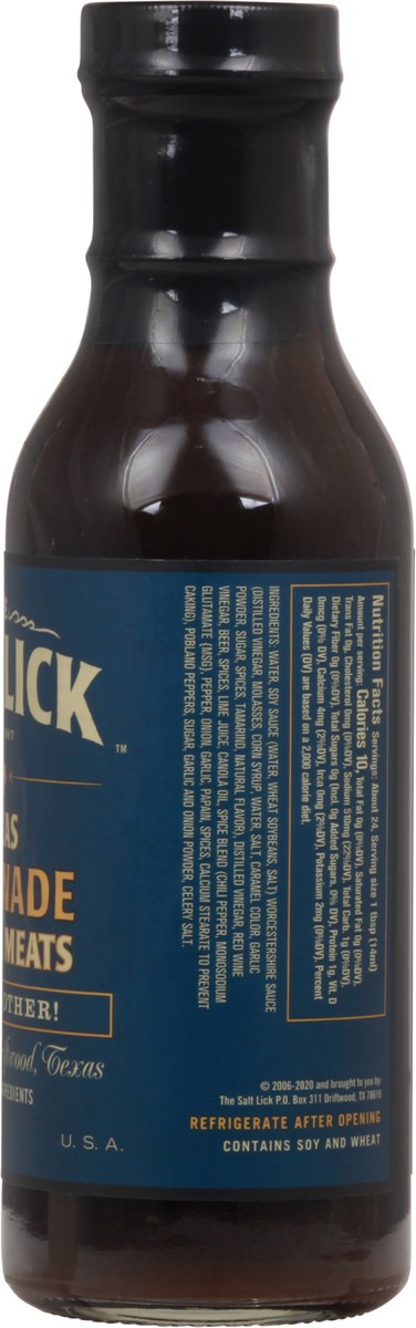 slide 2 of 12, The Salt Lick Texas Marinade 12 fl oz Bottle, 12 oz