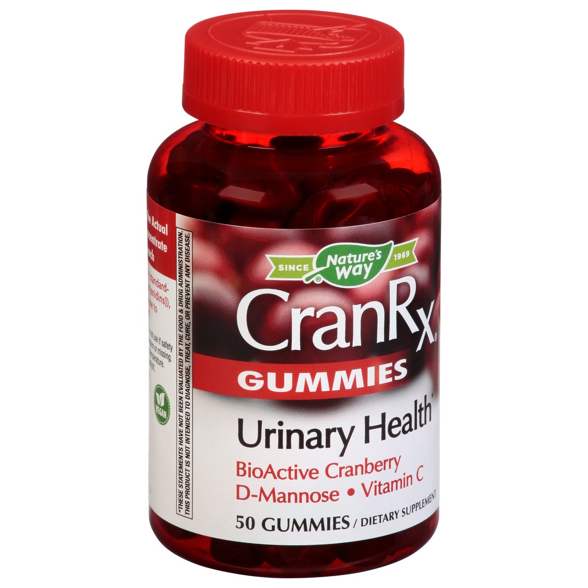 slide 2 of 9, Nature's Way CranRx Gummies BioActive Cranberry Urinary Health 50 ea, 50 ct