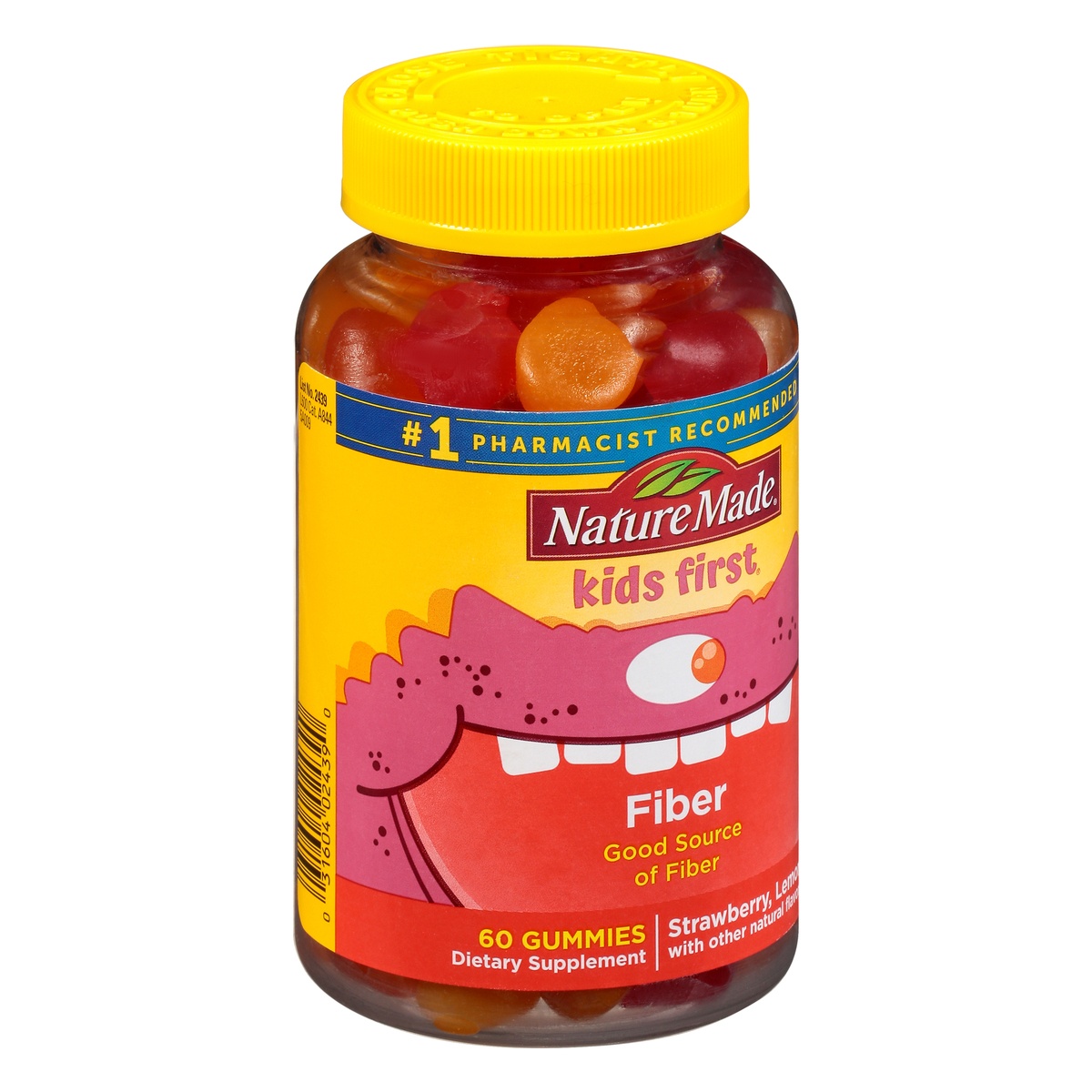 slide 2 of 9, Nature Made Kids First Fiber Gummy, 60 ct