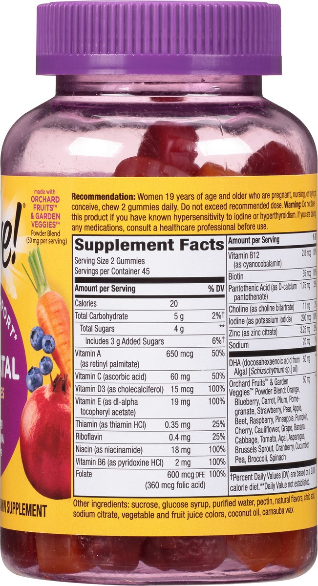 slide 8 of 9, Nature's Way Alive Gummies Daily Support Prenatal 90 ea, 90 ct