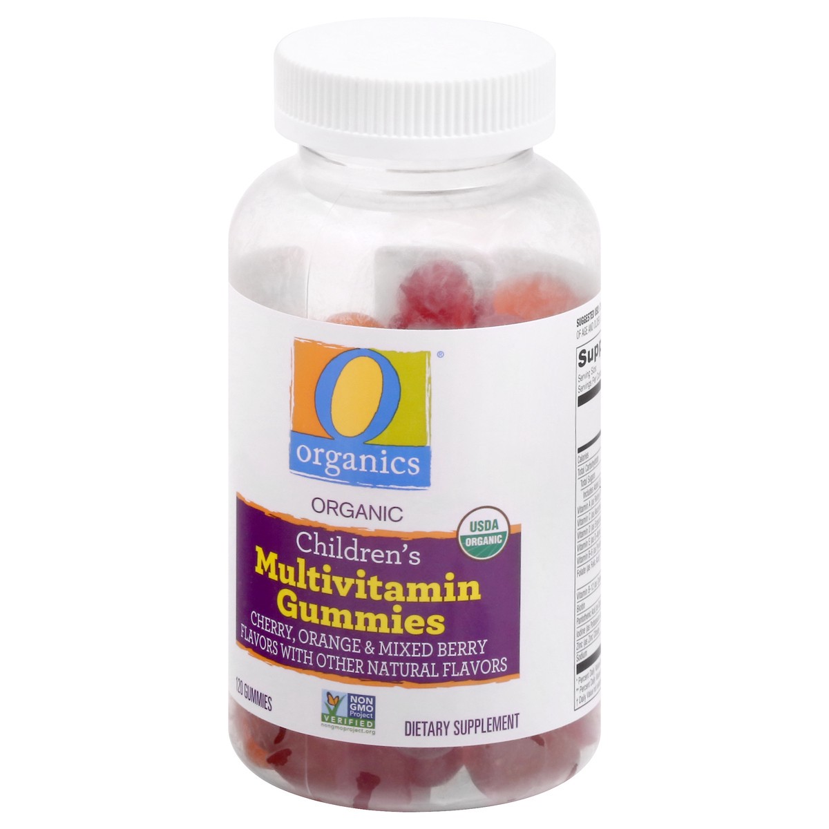slide 3 of 9, O Orgnc Gummy Multivitamin Childs, 120 ct