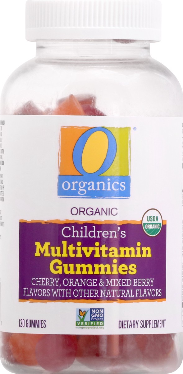 slide 6 of 9, O Orgnc Gummy Multivitamin Childs, 120 ct