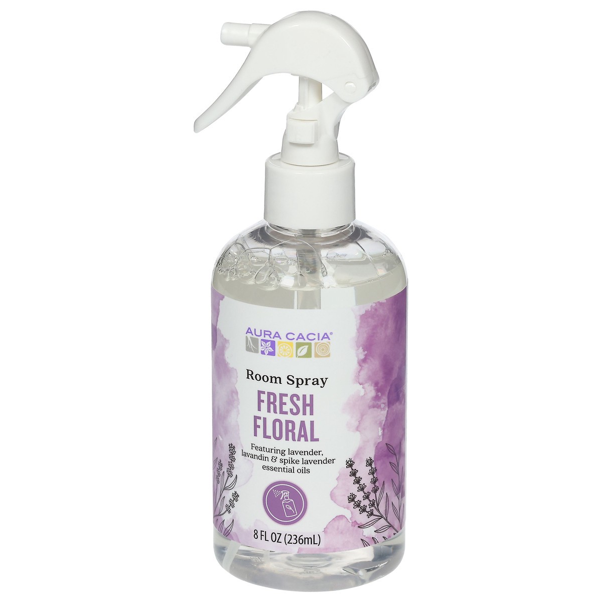 slide 4 of 4, Aura Cacia Fresh Floral Room Spray 8 fl oz, 8 fl oz