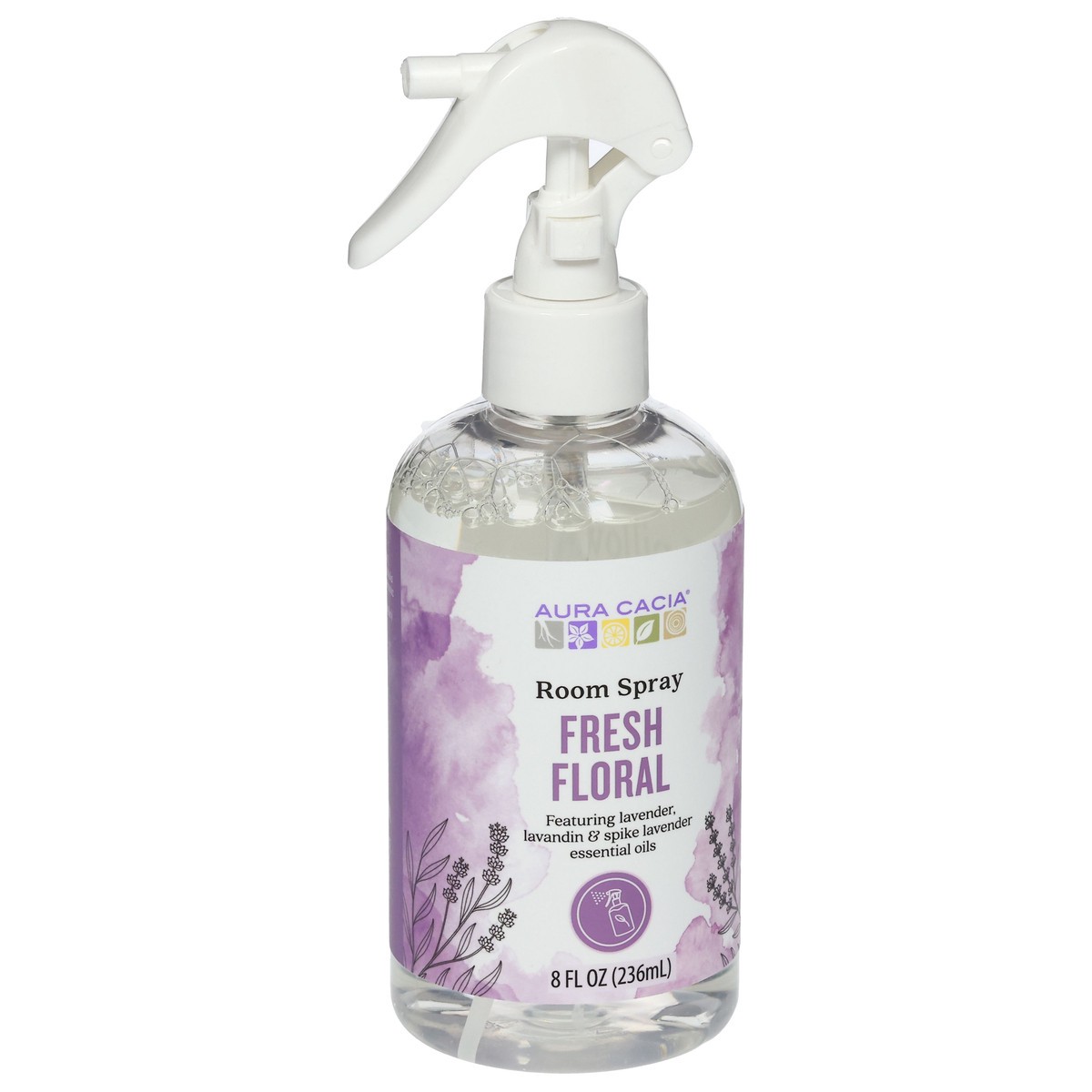 slide 2 of 4, Aura Cacia Fresh Floral Room Spray 8 fl oz, 8 fl oz
