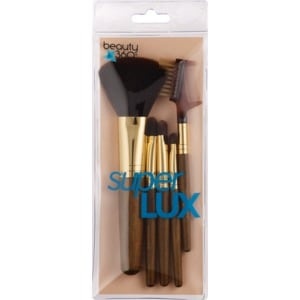 slide 1 of 1, Beauty 360 Superlux Wood-Look Brush Set, 1 ct