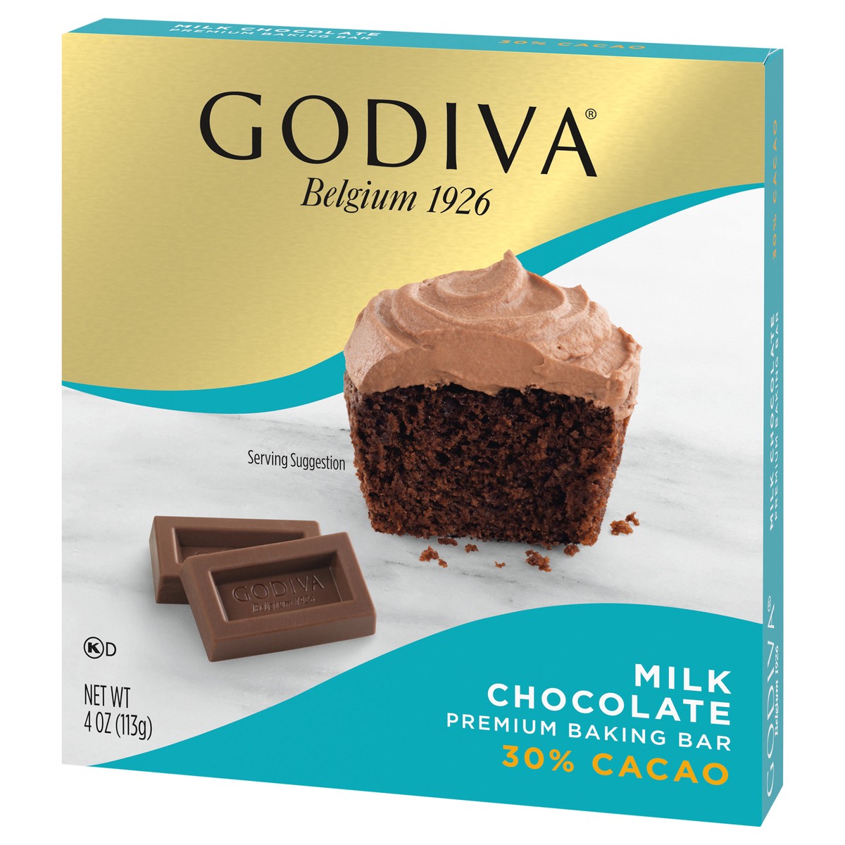 slide 3 of 14, GODIVA Milk Chocolate Premium Baking Bar, 4 oz Box, 4 oz