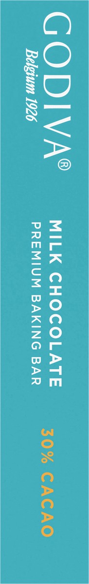 slide 14 of 14, GODIVA Milk Chocolate Premium Baking Bar, 4 oz Box, 4 oz