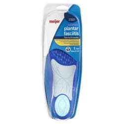 Meijer Women's Plantar Fasciitis Insoles, 1 pr