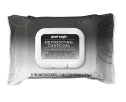 Giant Eagle Detoxifying Charcoal Cleansing Facial Wipes