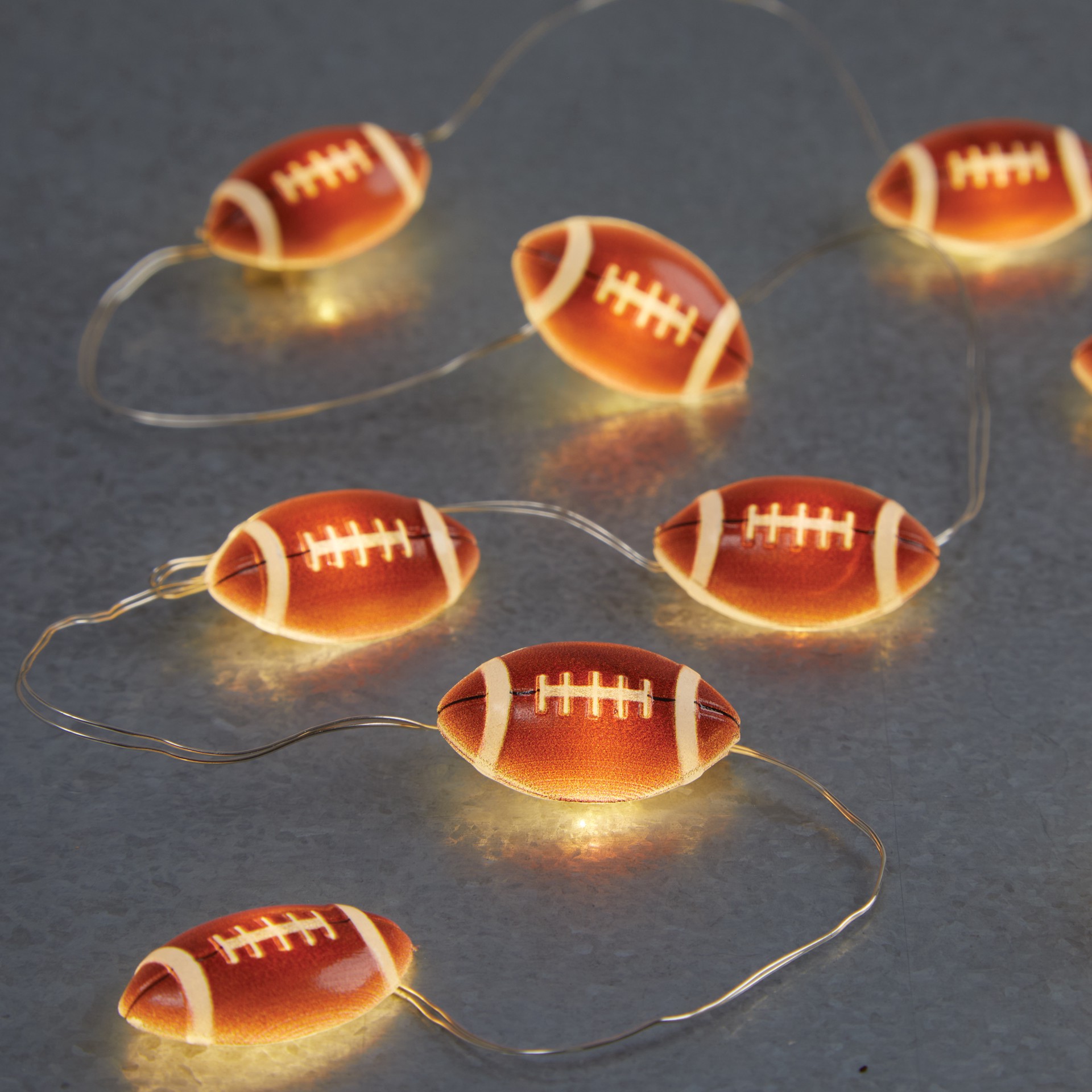 slide 4 of 4, 18ct. Warm White Led Football Crafting Lights By Celebrate It, 18 ct