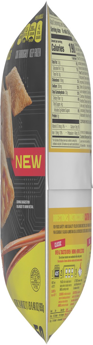 slide 3 of 9, Totino's Orange Chicken Pizza Rolls, 50 Count, 24.46 oz