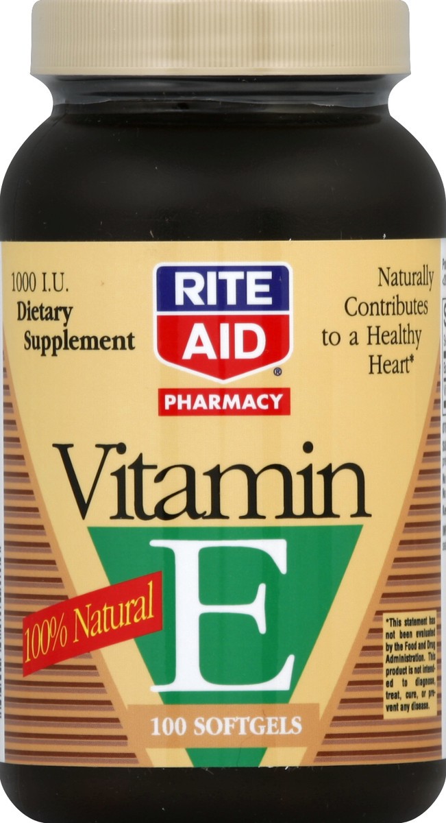 slide 2 of 3, Rite Aid Ra Nat Vit E 1000Iou, 100 ct