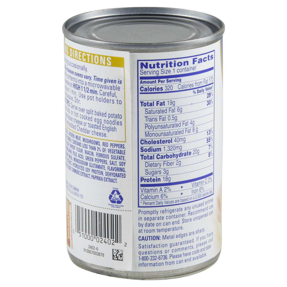 slide 2 of 2, Swanson Chicken a la King, 10.5 oz