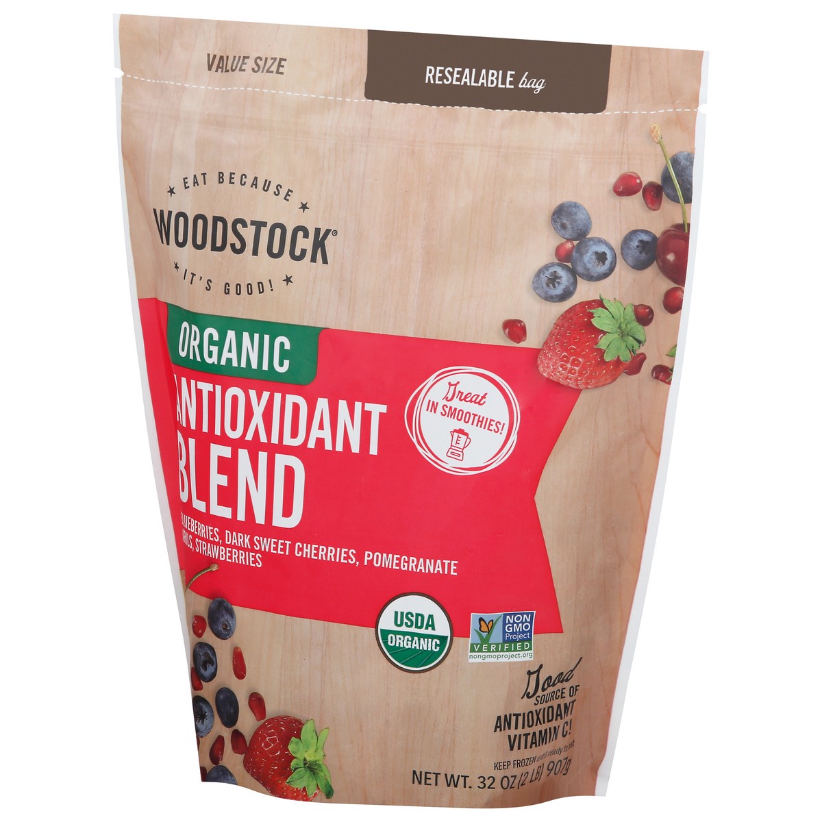 slide 7 of 9, Woodstock Value Size Organic Antioxidant Blend 32 oz, 32 oz