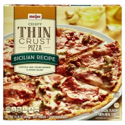 Meijer Thin Sicilian Pizza