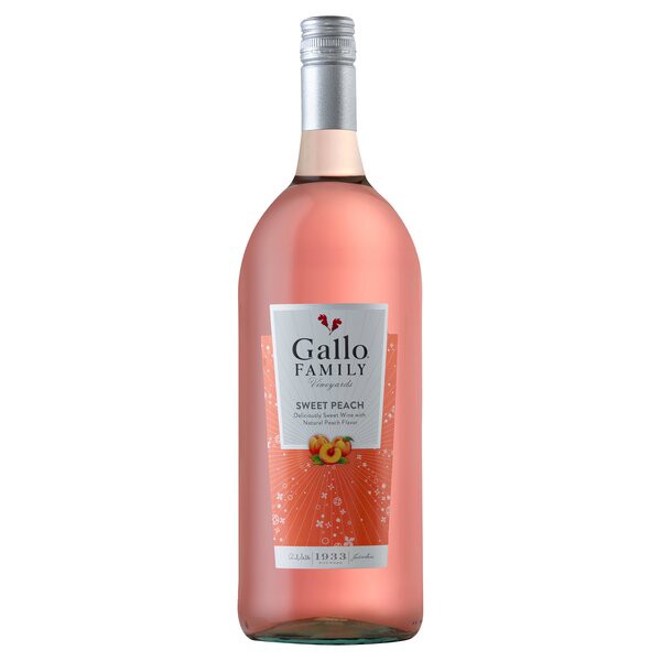 slide 1 of 7, Gallo Family Vineyards Sweet Peach White Wine 1.5L, 1.50 liter