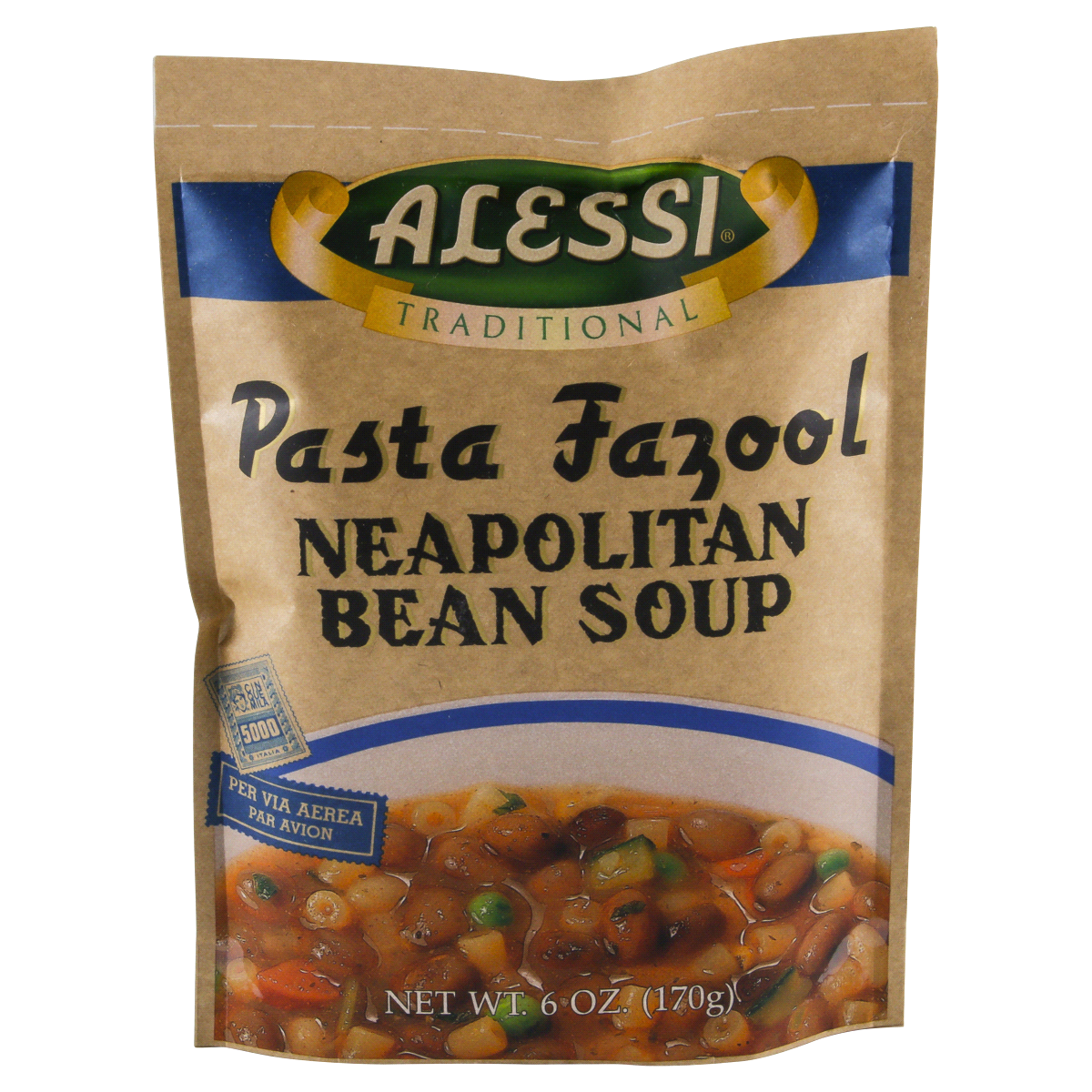 slide 1 of 2, Alessi Pasta Fazool Neopolitan Bean Soup, 6 oz