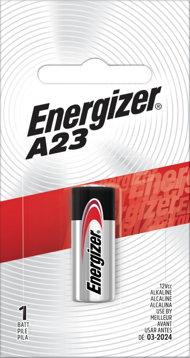 slide 3 of 3, Energizer A23 Alkaline Battery 1 ea Blister Pack, 1 ea