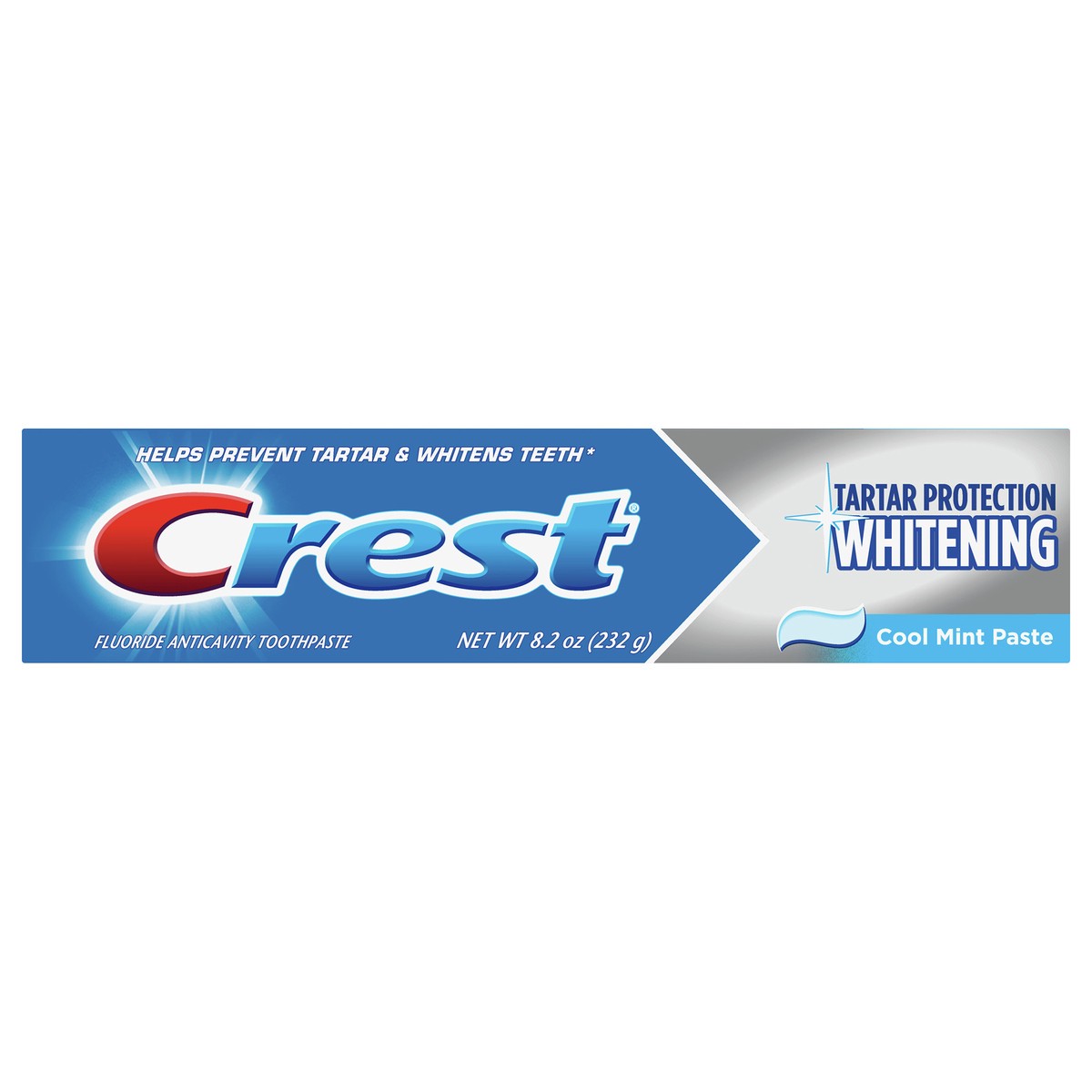 slide 4 of 7, Crest Tartar Protection Whitening Toothpaste, Cool Mint Paste, 8.19 oz