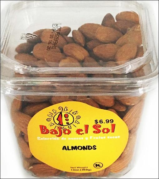slide 1 of 1, Baro Nuts Bajo El Sol Almonds, 13 oz