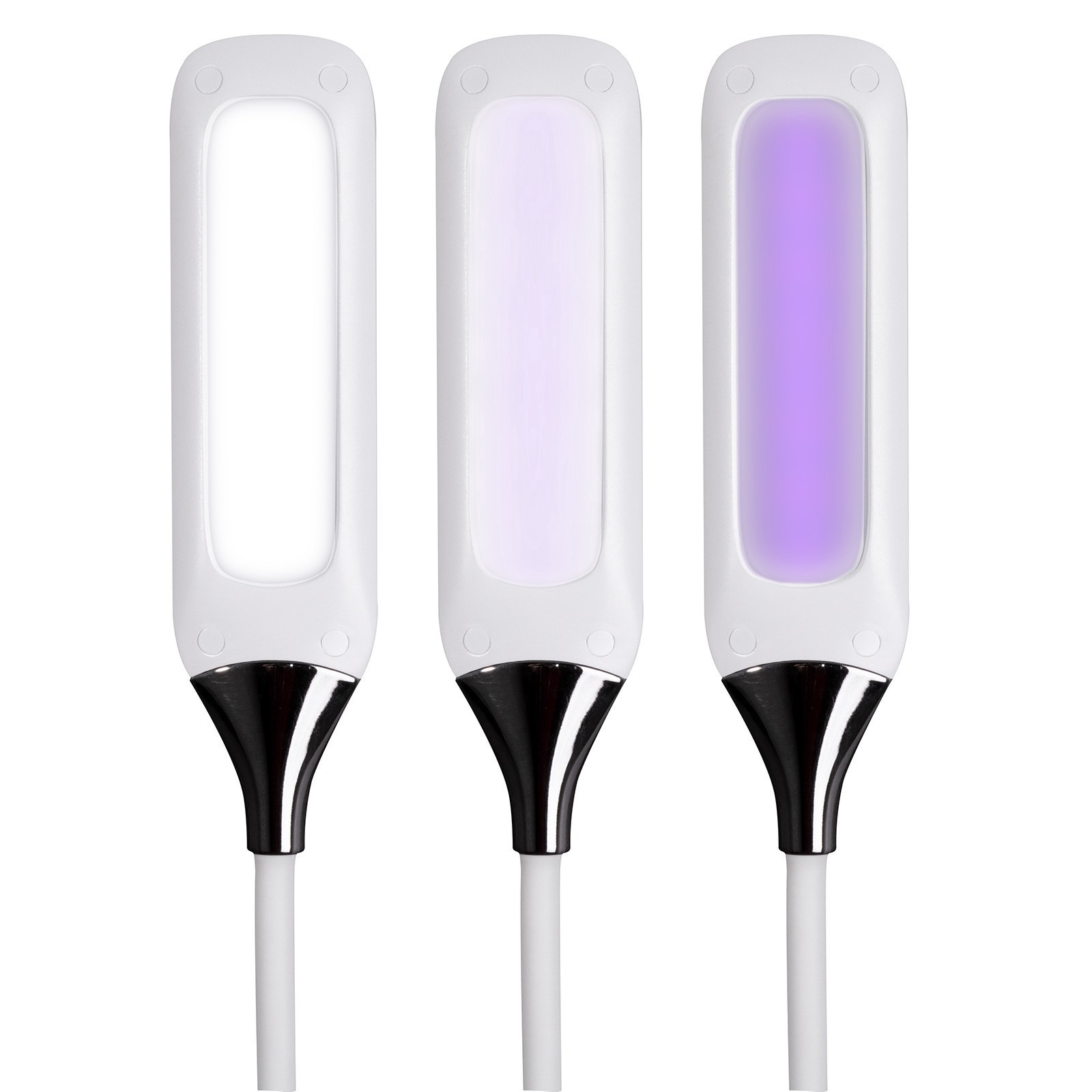 slide 6 of 9, OttLite Enhance LED Sanitizing Desk Lamp, height adjusts 11.75