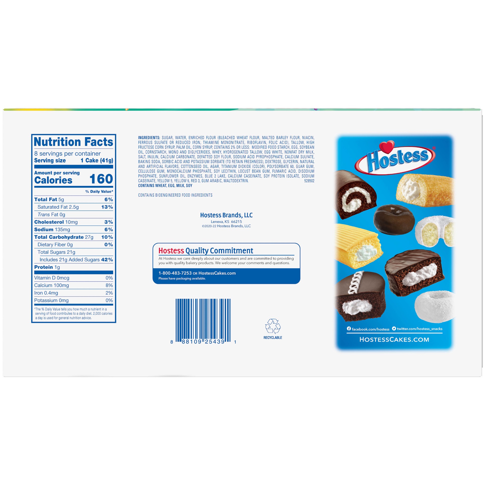 slide 4 of 5, HOSTESS Vanilla Flavored CupCakes, Springtime Limited Edition – 8 count, 11.57 oz, 11.57 oz