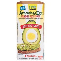 ¡Yo Quiero! Crushed Red Pepper Avocado & Egg 4 - 2 oz Cups