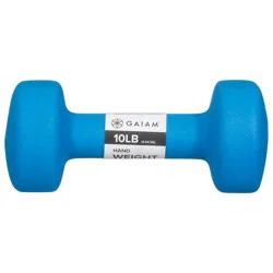 Gaiam 10 lb Neoprene Hand Weight