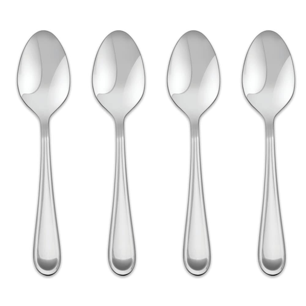 slide 1 of 1, Dash of That Claire Mirror Stainless Steel Teaspoons - Silver, 4 ct