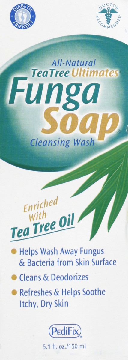slide 2 of 5, PediFix Tea Tree Ultimates Fungasoap Liquid Foot & Body Wash, 5.1 fl oz