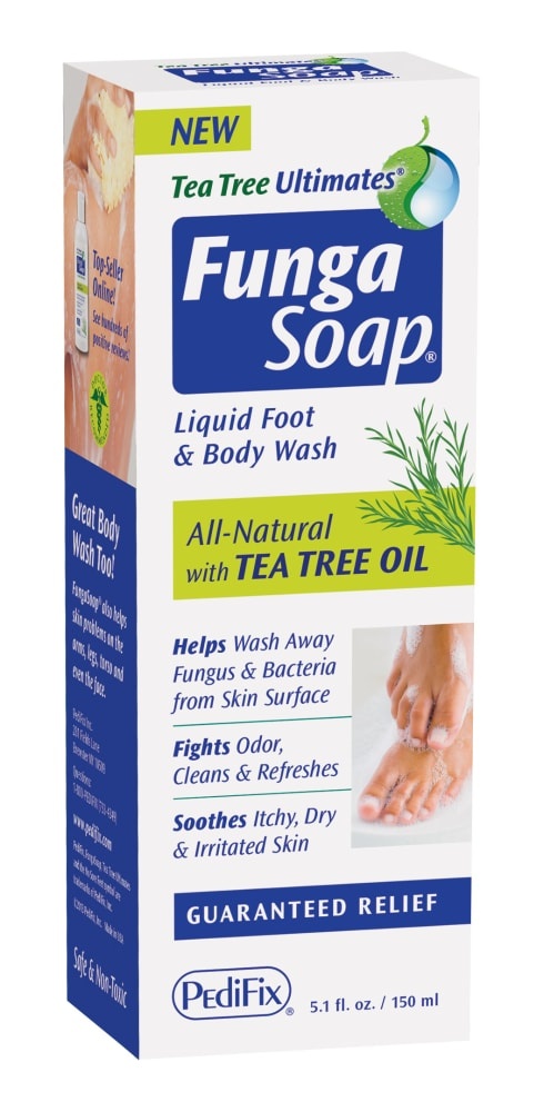 slide 1 of 5, PediFix Tea Tree Ultimates Fungasoap Liquid Foot & Body Wash, 5.1 fl oz
