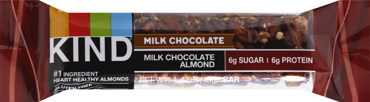 slide 6 of 9, Kind Bar Milk Choc Almond, 1 ct